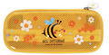Trousse transparente rigide - Abeille
