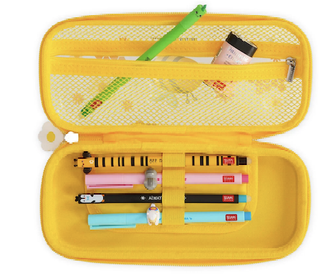 Trousse transparente rigide - Abeille