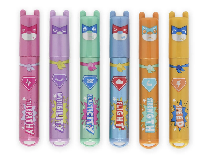 6 mini surligneurs - Teddy’s Superpower