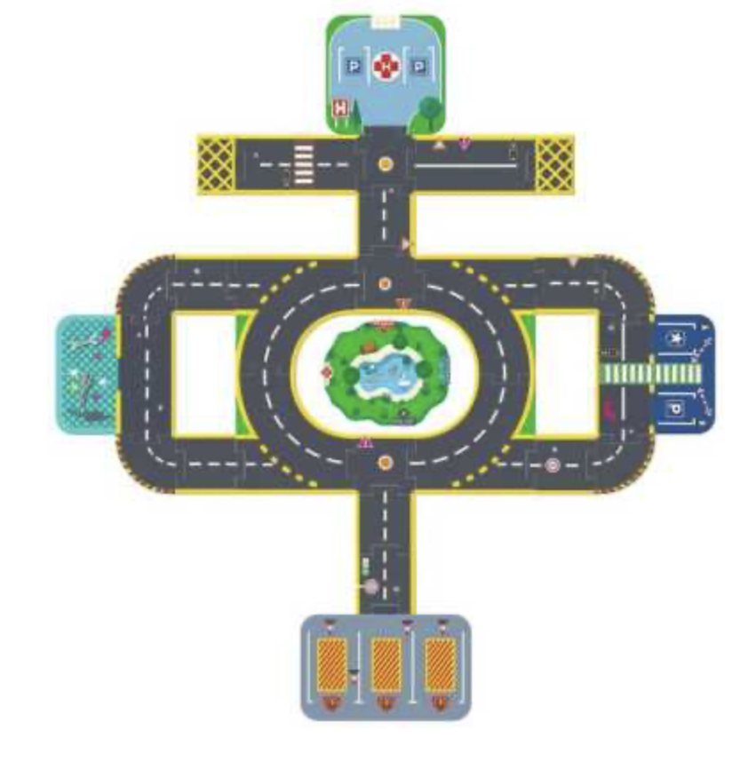 Puzzle'Up géant Ville