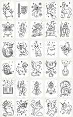 Recharges Kidydraw - Once upon a time/Animals
