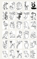 Recharges Kidydraw - Once upon a time/Animals