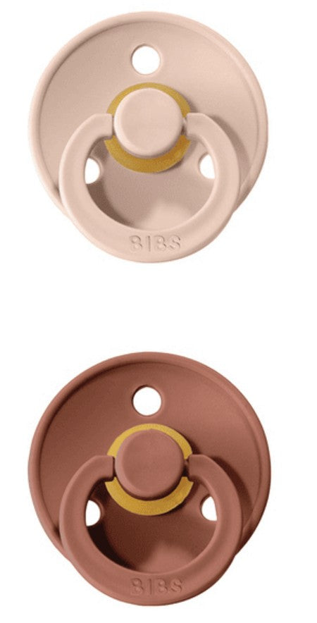 Pack 2 tétines Bibs anatomique - taille 2 (blush / woodchuck)