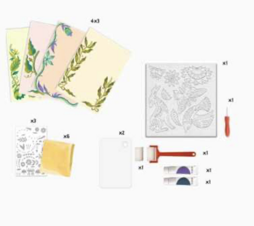Atelier gravure - Passiflore