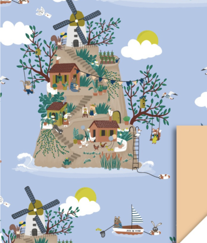 Rouleaux papiers cadeaux 70cm x 3m