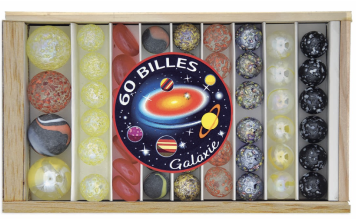 Coffret 60 billes Galaxie