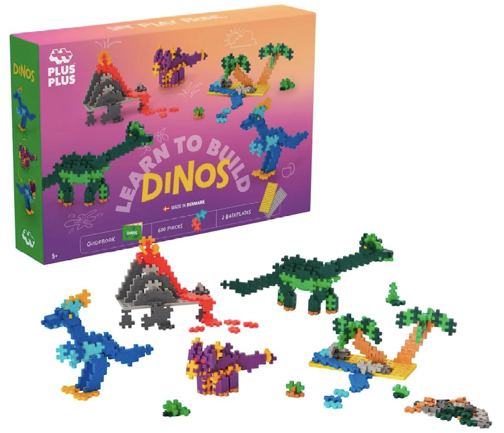 Kit découverte Dinosaures PlusPlus - 600 pièces