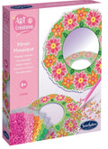 Miroir Mosaïque Fleurs à Diamanter