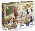 Puzzle - Vive l'école - 2 puzzles 24 pièces