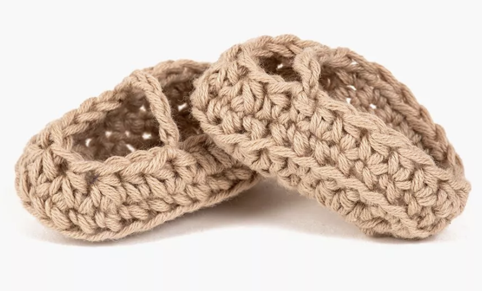 Chaussons ballerines en crochet - Diff couleurs