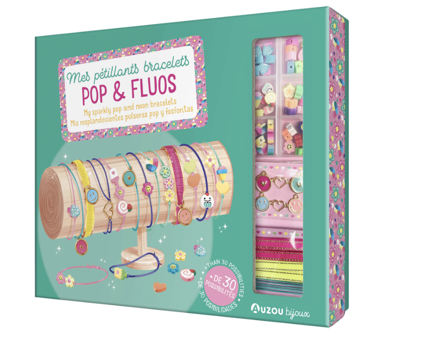 Mes pétillants bracelets Pop & Fluos