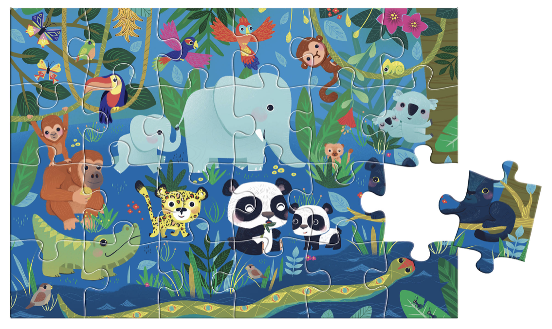 Puzzle - Cherche et trouve - Animaux
