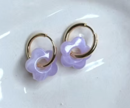 Boucles d'oreilles "Mini Flowers" - Diff coloris