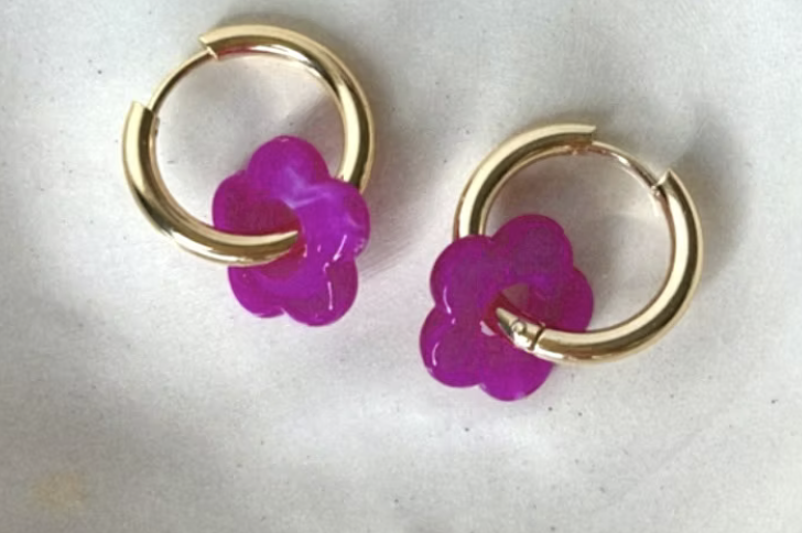 Boucles d'oreilles "Mini Flowers" - Diff coloris