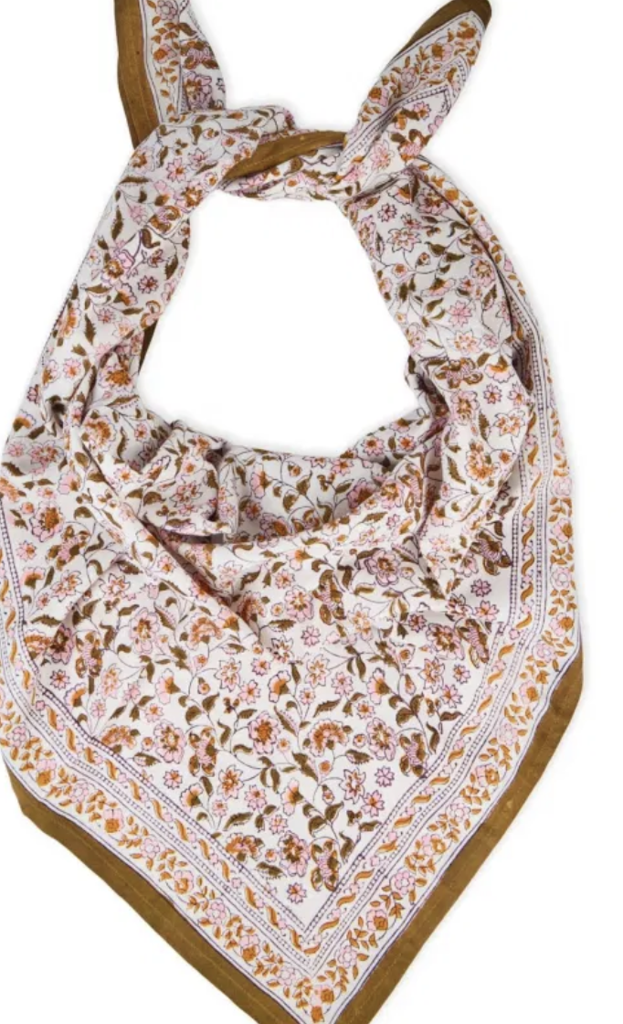 Grand foulard Indien - Edel Ambre