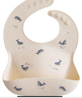 Bavoir en silicone - Baleine