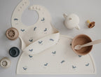 Bavoir en silicone - Baleine