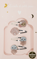Coffret cadeau - Barrettes Ocean Love Sirène et Méduse