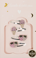 Coffret cadeau - Barrettes Yummy Fraise et Ice Cream