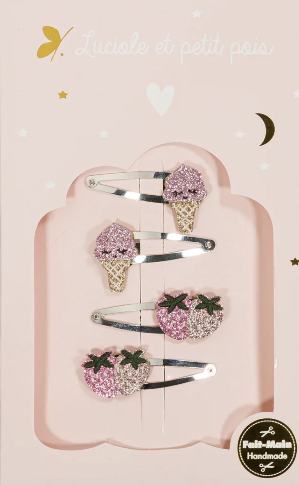 Coffret cadeau - Barrettes Yummy Fraise et Ice Cream