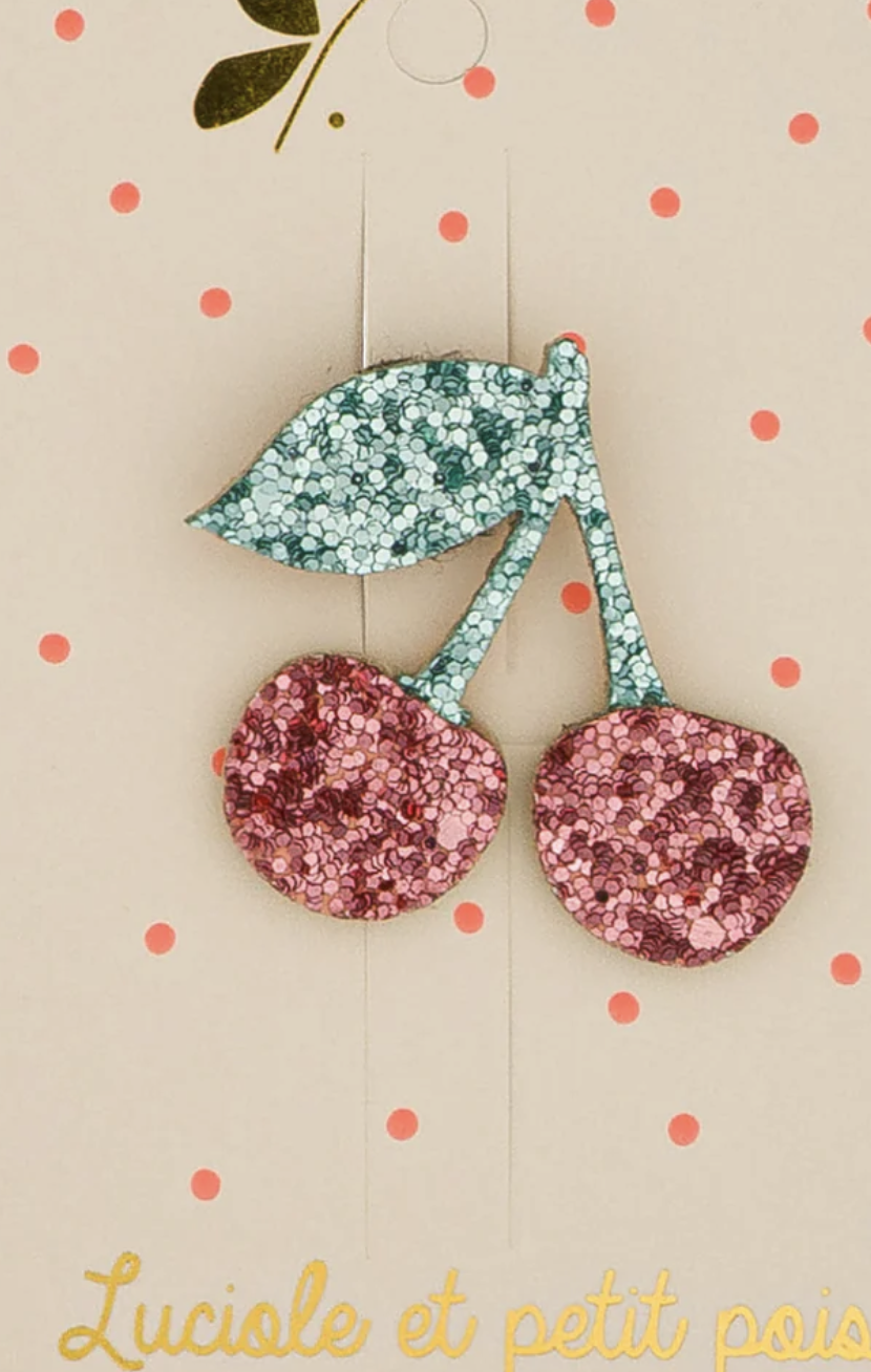 Broche - Cerise