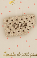 Broche - Biscuit d'amour