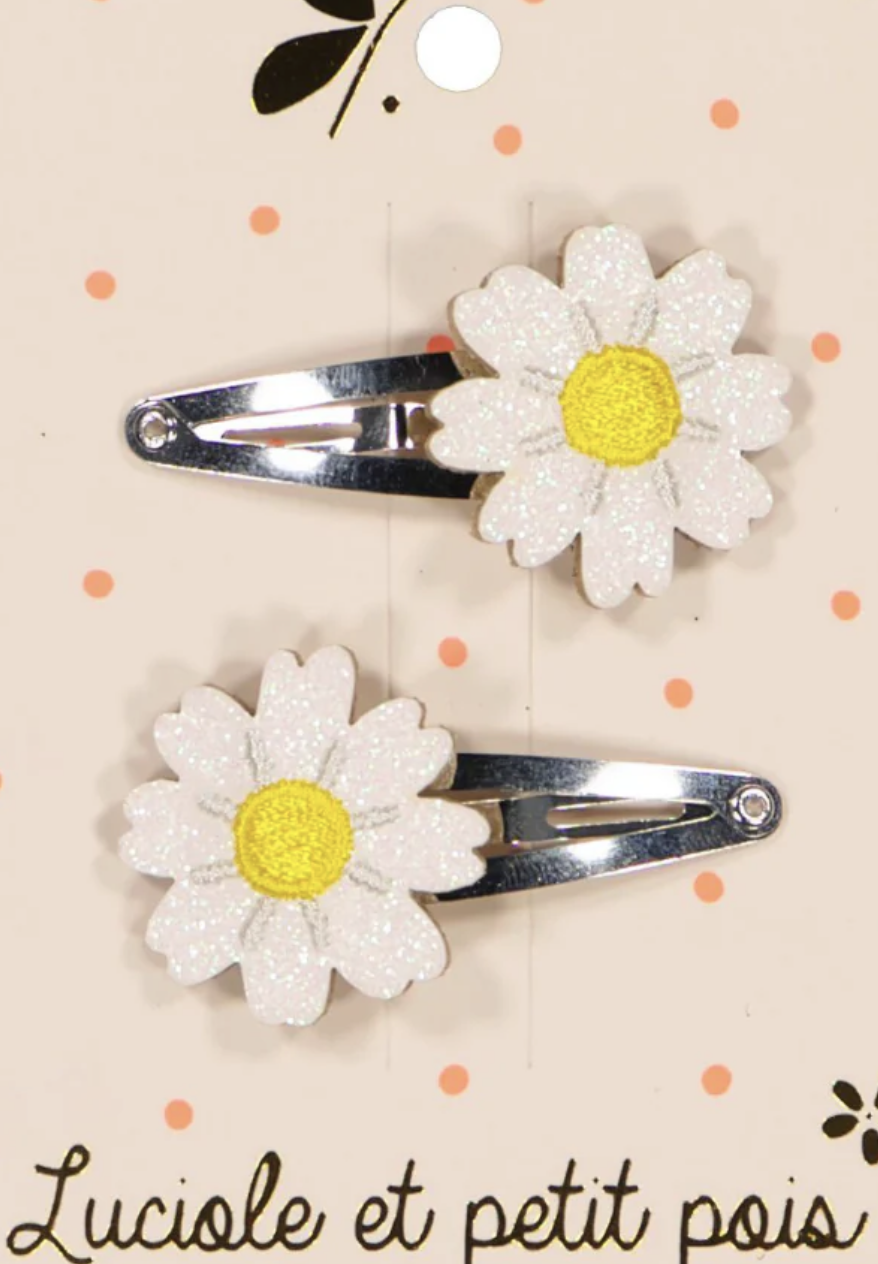 Barrettes paire - Daisy - Marguerites