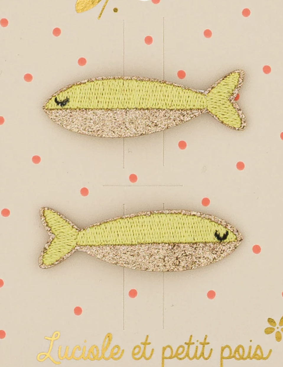 Barrettes - Poisson Jaune - Fishy