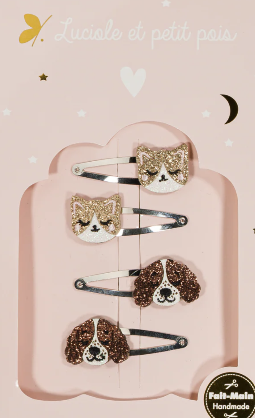 Coffret cadeau - Barrettes Lovely Paws - Alba et Kitty
