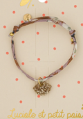 Bracelet liberty - Mitsi glycine - Coquillage