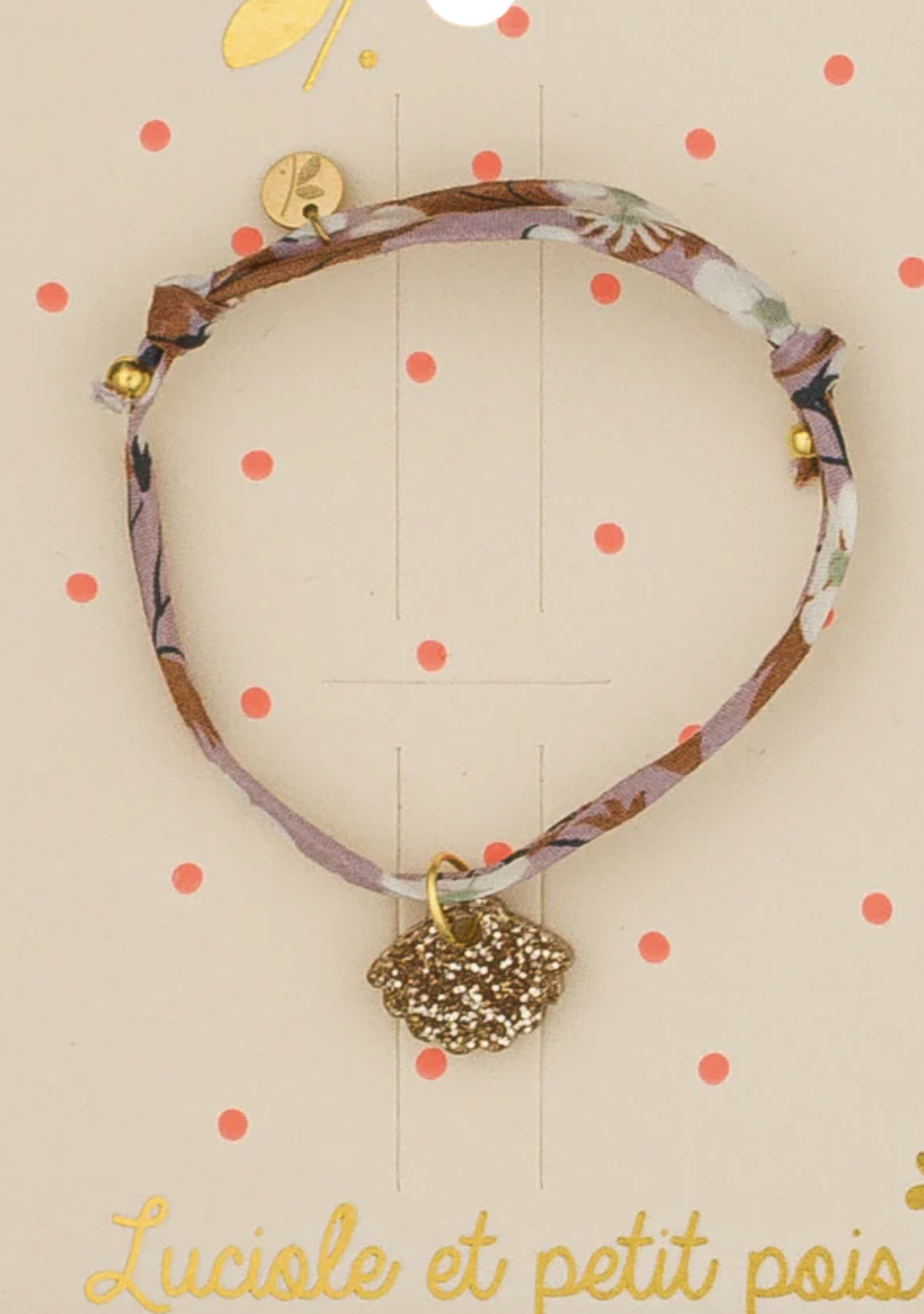 Bracelet liberty - Mitsi glycine - Coquillage