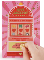 Carte de voeux à gratter - Love Jackpot