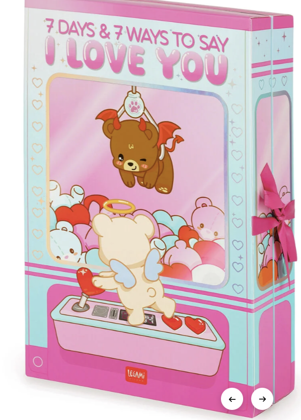 Boîte avec 7 surprises - 7 Days & 7 Ways to say I Love You