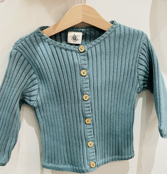 Cardigan Tricot Aqua