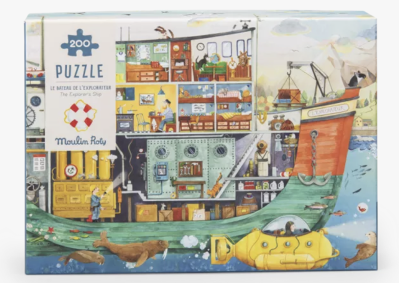 Puzzle Le Bateau - Le Jardin du Moulin