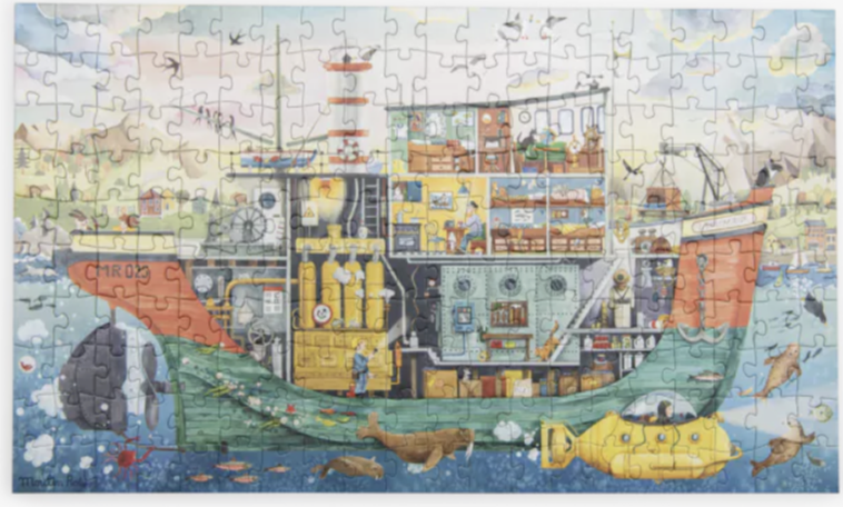 Puzzle Le Bateau - Le Jardin du Moulin