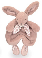 Doudou Lapin Plat - Rose