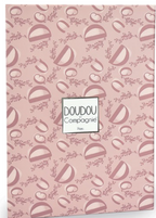 Doudou Lapin Plat - Rose