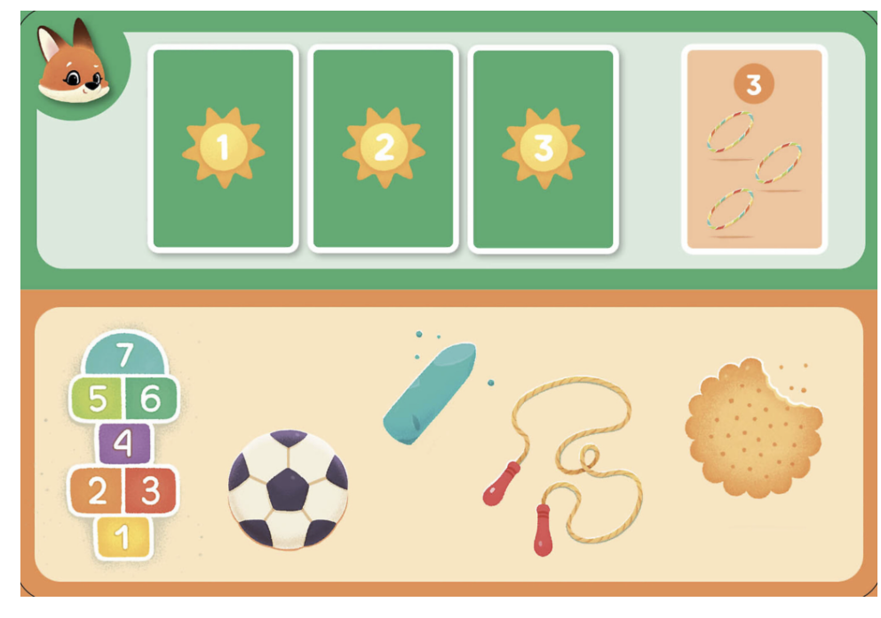Jeu de cartes - 1,2,3 ... Soleil