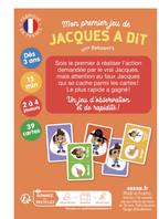 Jeu de cartes - Jacques a dit