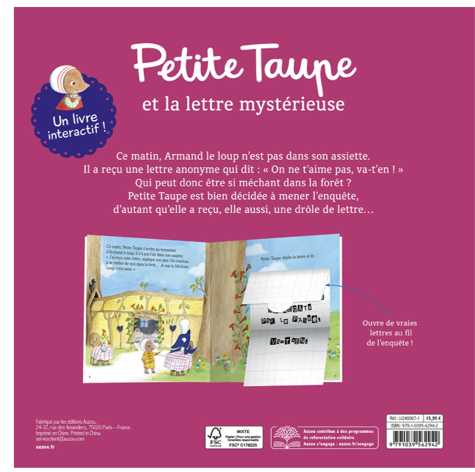 Petite taupe et la lettre mystérieuse