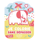 Coloriages fluo - Les bébés animaux