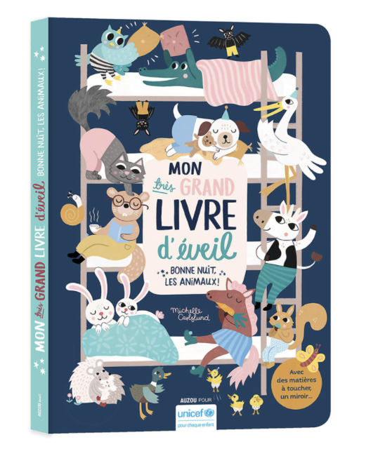 Mon très grand livre d'éveil - Bonne nuit les animaux