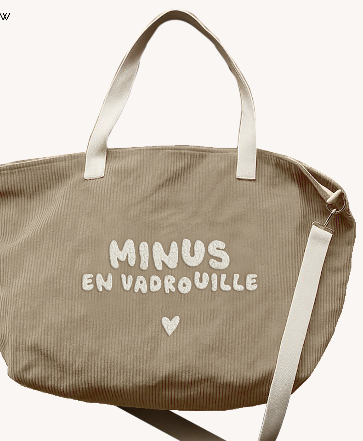 Sac XL velours - Minus