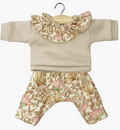 Babies - Ensemble Marion à collerette et bloomer Indienne rosée