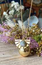 Bola de grossesse - Doré - Pierre Labradorite