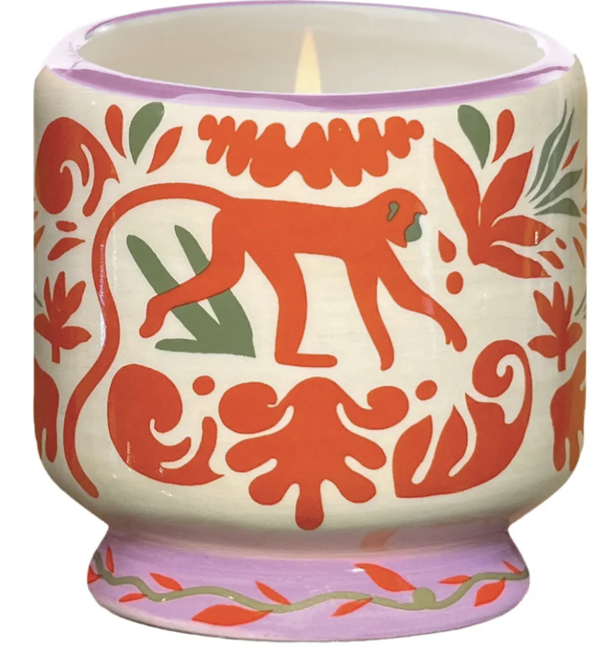 Bougie Adopo en céramique - Singe