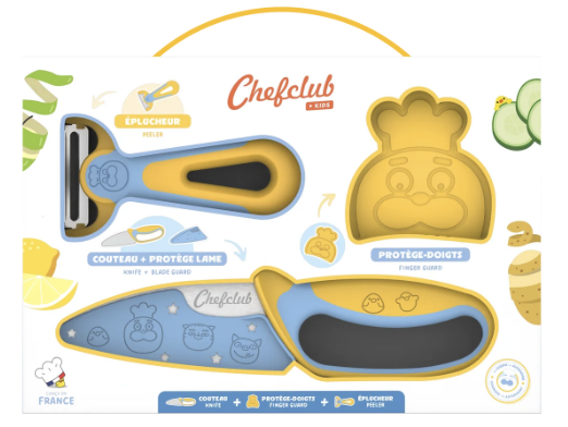 Coffret Chefclub kids Couteau et éplucheur