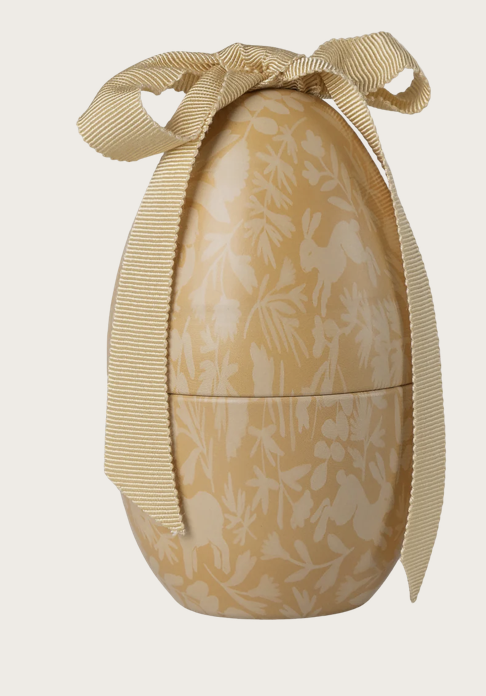 Oeuf de Pâques - Petit - Jaune crème