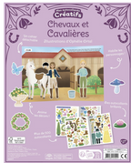 Mes 500 autocollants créatifs - Chevaux et Cavalières